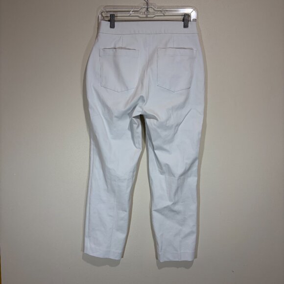 Spanx On-The-Go Slim Straight Leg Pants Classic White Dress Pant - Picture 7 of 14